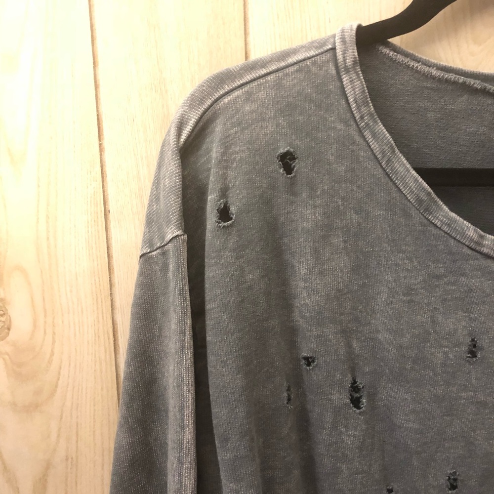 Oversized gray sweater!